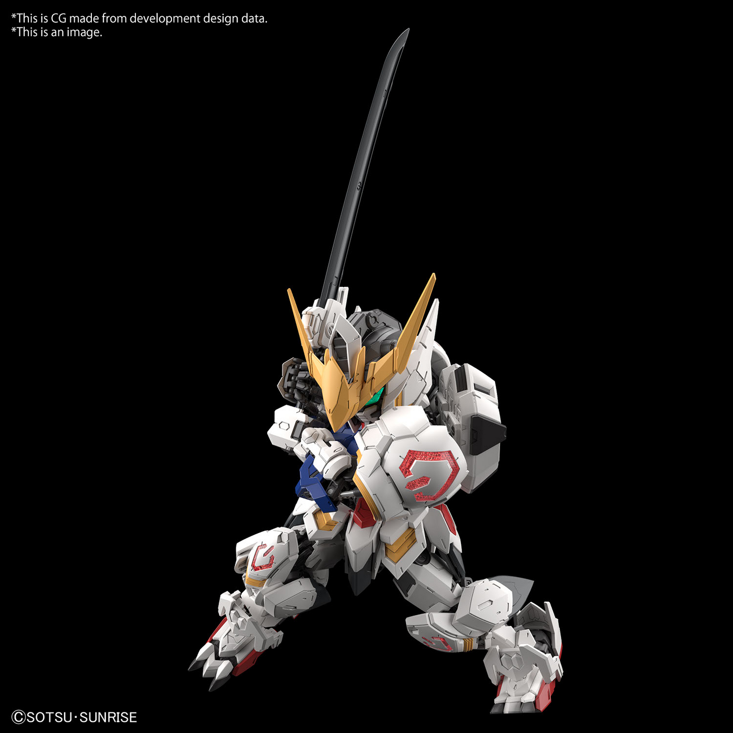 BANDAI Hobby MGSD GUNDAM BARBATOS