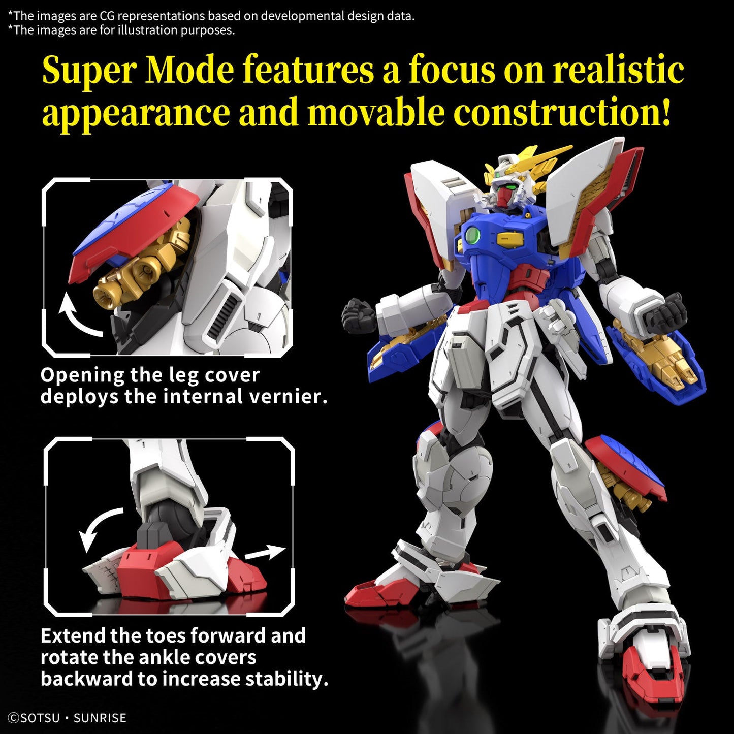 Bandai Hobby RG 1/144 Shining Gundam