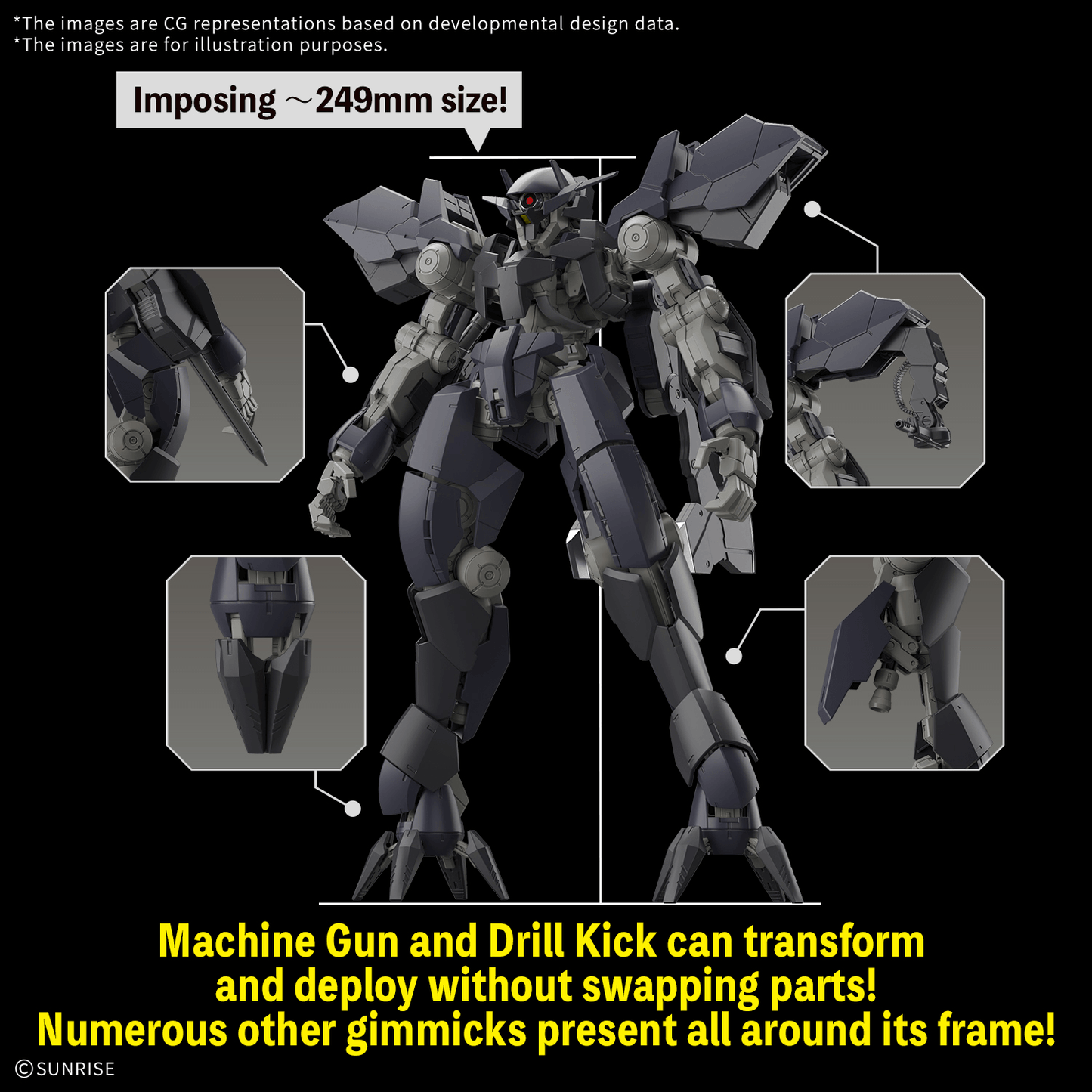 Bandai HOBBY FULL MECHANICS FM 1/100 GRAZE EIN