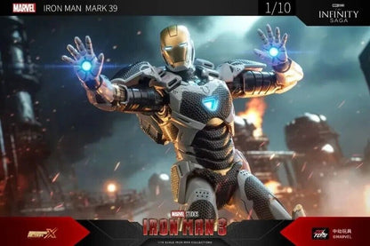 Marvel Iron Man MK 39 1:10 Action Figure ZD Toys with Retail Box