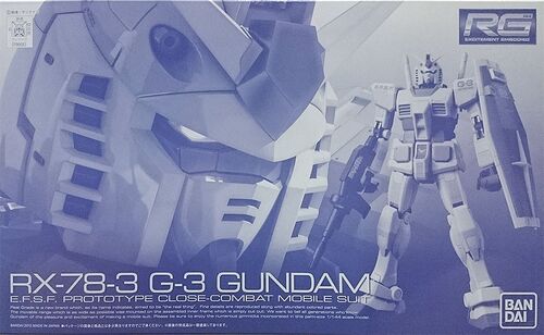 Premium Bandai RG 1/144 RX-78-3 Gundam G-3 Model Kit