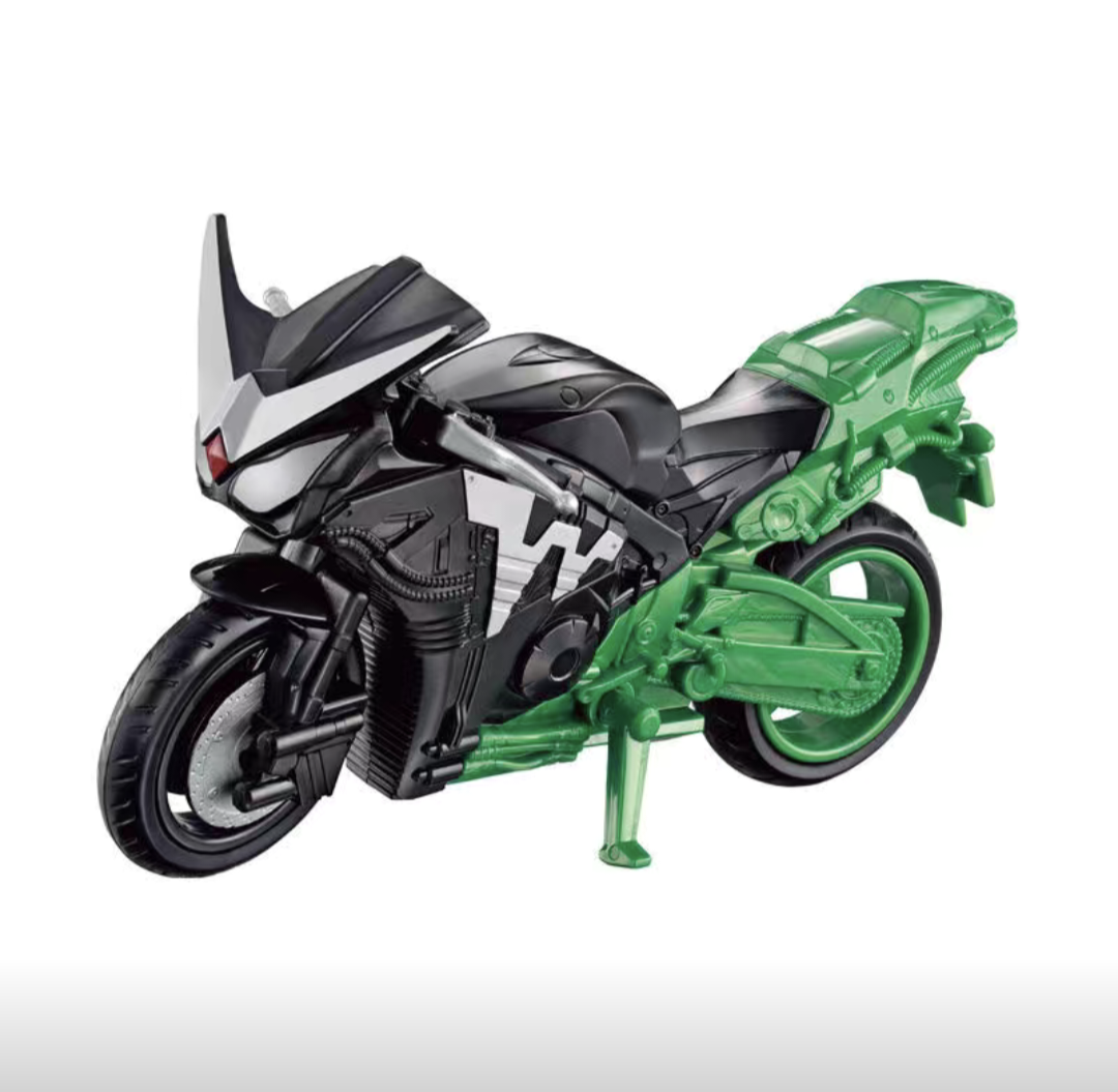 Bandai Rider Kick Figure RKF - Kamen Rider W with Hard Boiler Bike