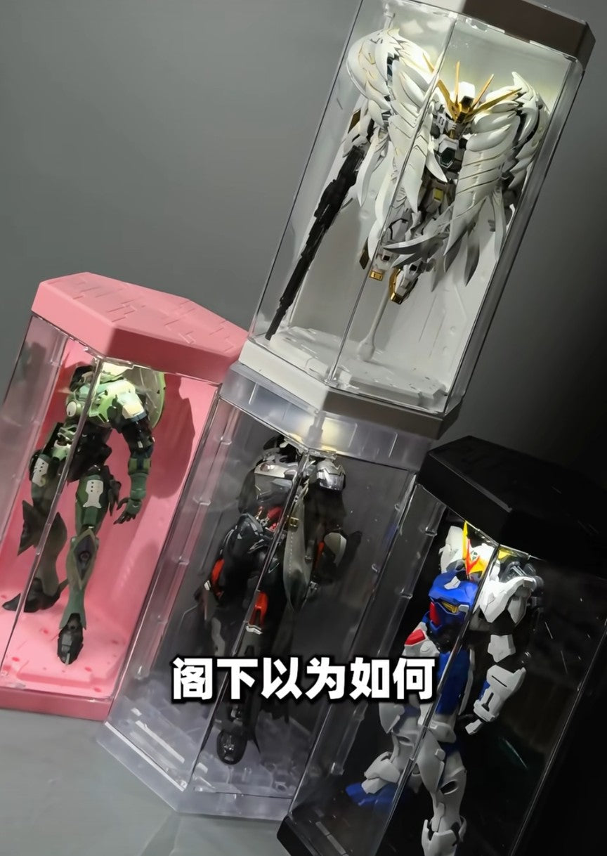 1/100 Size Show Case Displays with LEDs