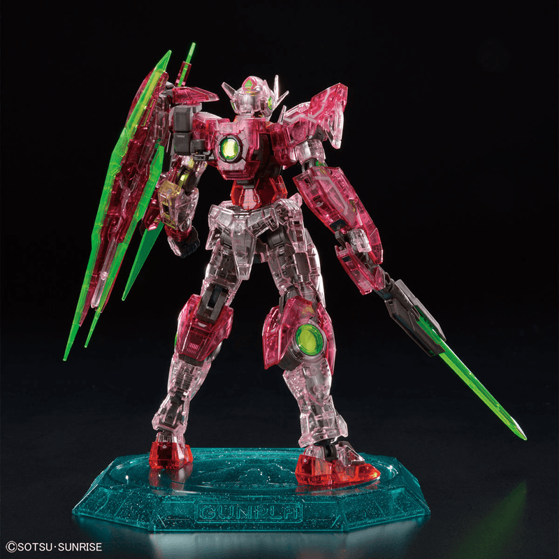 Gundam Base Limited RG 1/144 00 QAN[T] [TRANS-AM CLEAR]