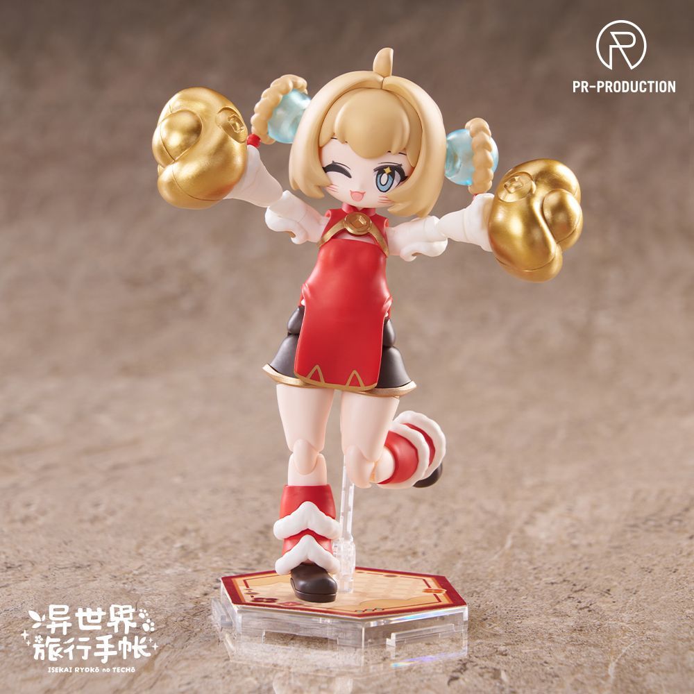 PR-Production Isekai Ryoko no Techo Series 01 Rookie Warrior Renee Brown Chinese New Year Edition with Lion Accessories Set