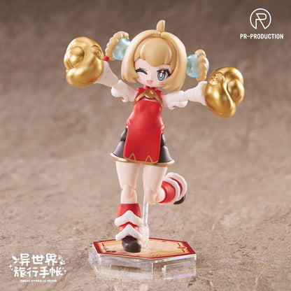 PR-Production Isekai Ryoko no Techo Series 01 Rookie Warrior Renee Brown Chinese New Year Edition with Lion Accessories Set