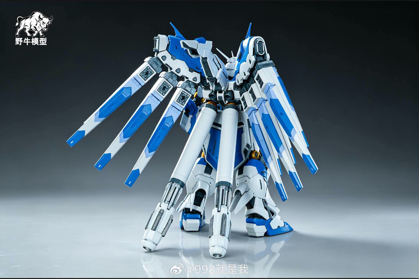 Bison Model 6693 — 1/100 Enlarged Hi-Nu (RG + GK Style)