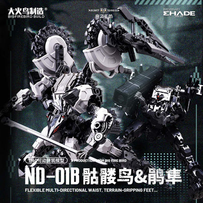 Big Firebird Build 1/60 ND-01B Skullbird & Baza Model Kit