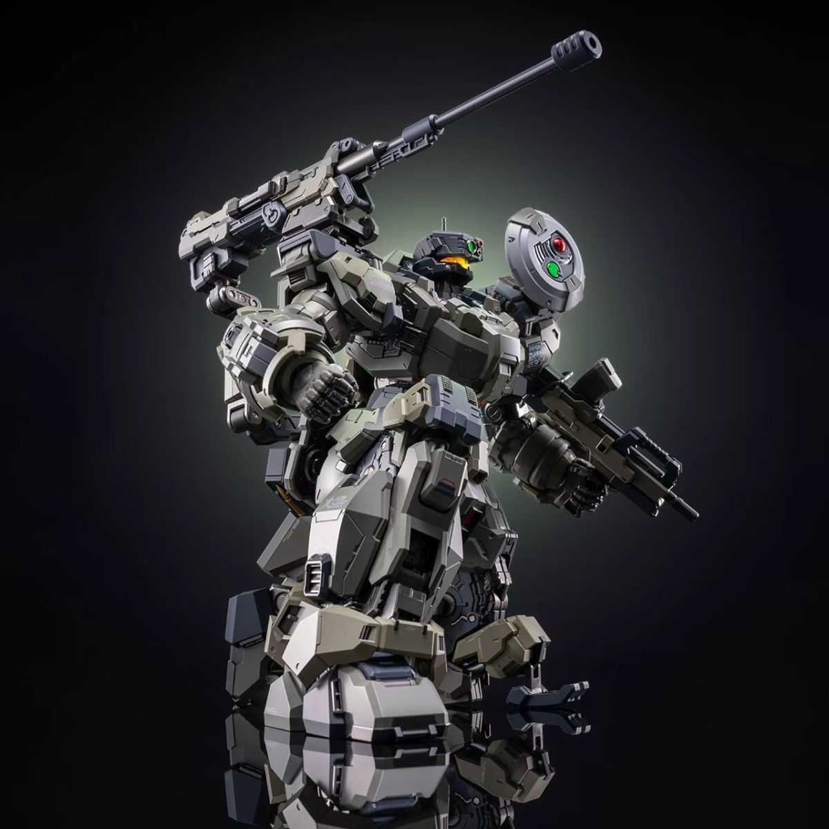 Moshow Illustrious Class Blue Flame PPSH Squad Metal Figure