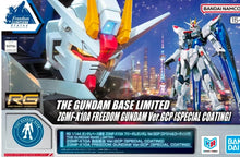 Bandai Gundam Base Exclusive RG 1/144 Freedom Gundam Ver GCP Special Coating