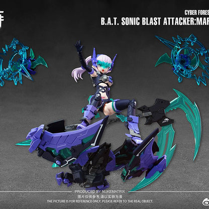 Nuke Matrix Cyber Forest Fantasy Girls 1/12 Scale B.A.T. Sonic Blast Attacker: Maria Strauss