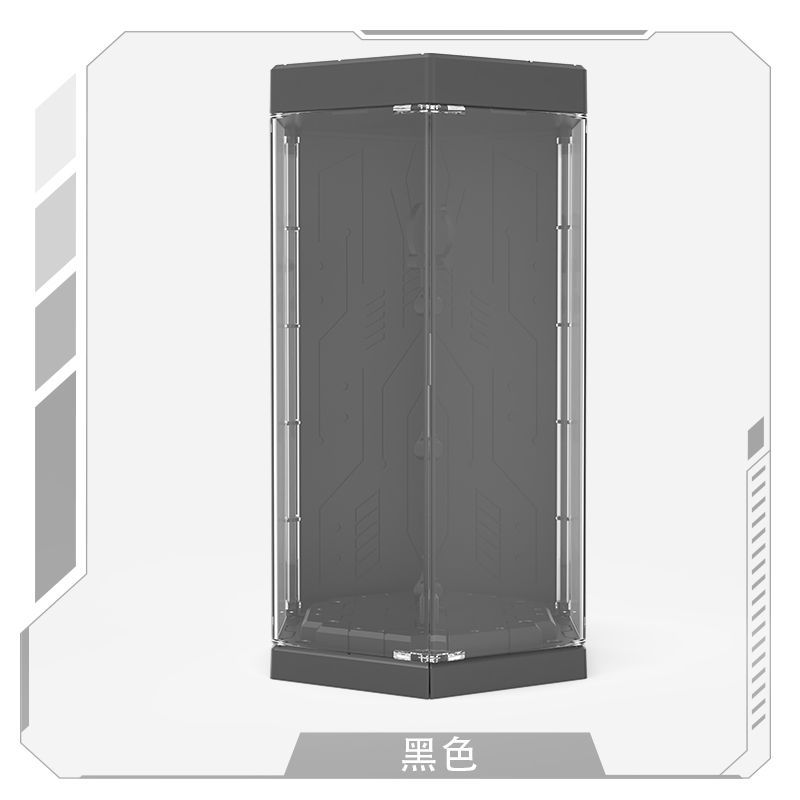 1/100 Size Show Case Displays with LEDs