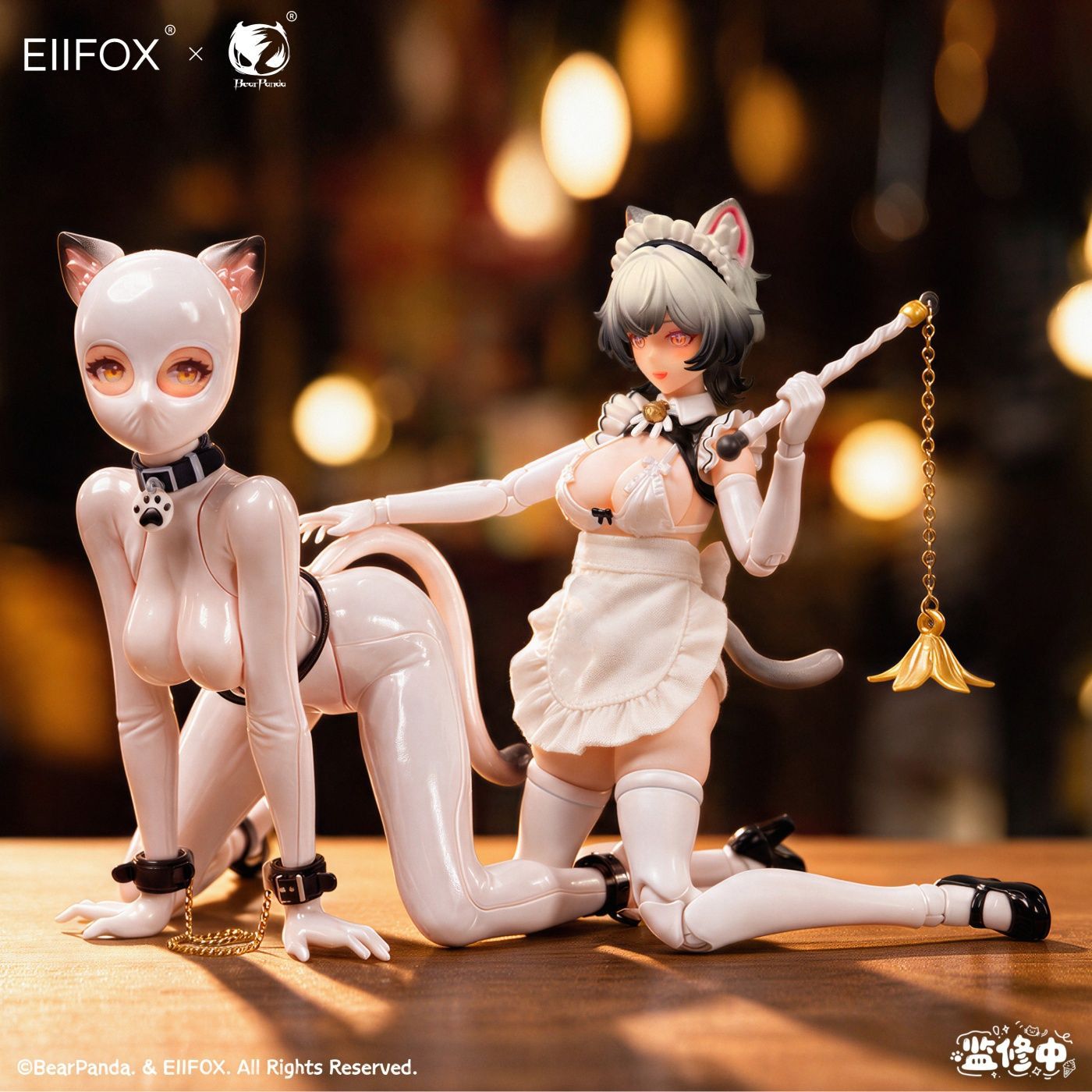 BearPanda x ElIFOX 1/12 scale Little Pudding Cat Maid (Special Edition) Figure