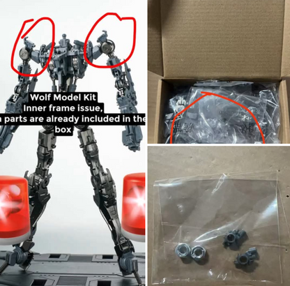Wolf Technologies 1/100 Metal Frame Wolf King Kit