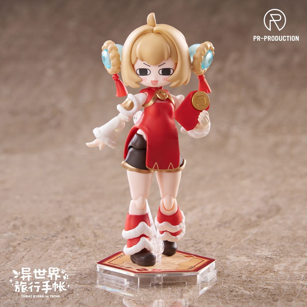 PR-Production Isekai Ryoko no Techo Series 01 Rookie Warrior Renee Brown Chinese New Year Edition with Lion Accessories Set