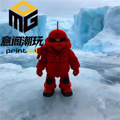 Print3D Winter Jacket Zaku Figure