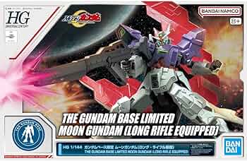 BANDAI Gundam Base Limited HGUC 1/144 MOON GUNDAM (LONG RIFLE EQUIPPED)