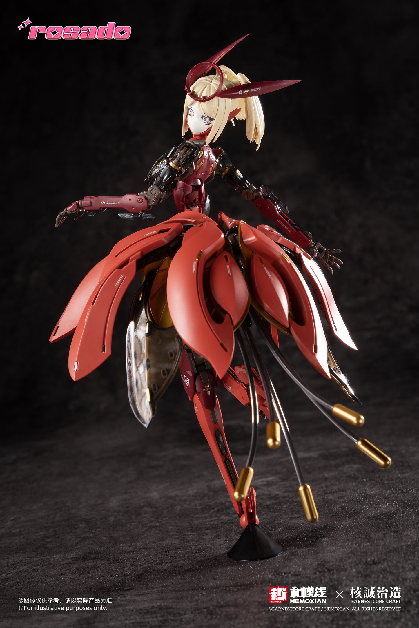 Hemoxian X Earnestcore Craft 1/10 Rosado Blood Lily Expo Limited Model Kit