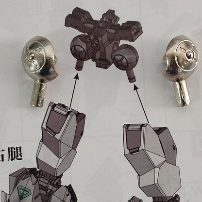 Wolf King Metal Replacement Parts 44pcs Set
