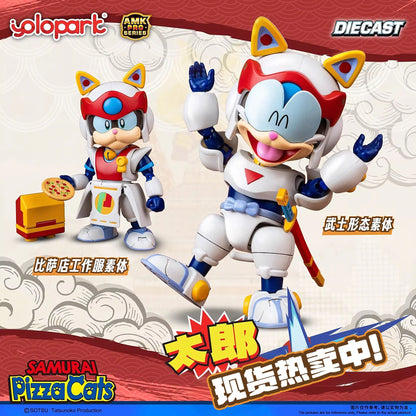Yolopark AMKPRO Samurai Pizza Cats Model Kit Set of 2
