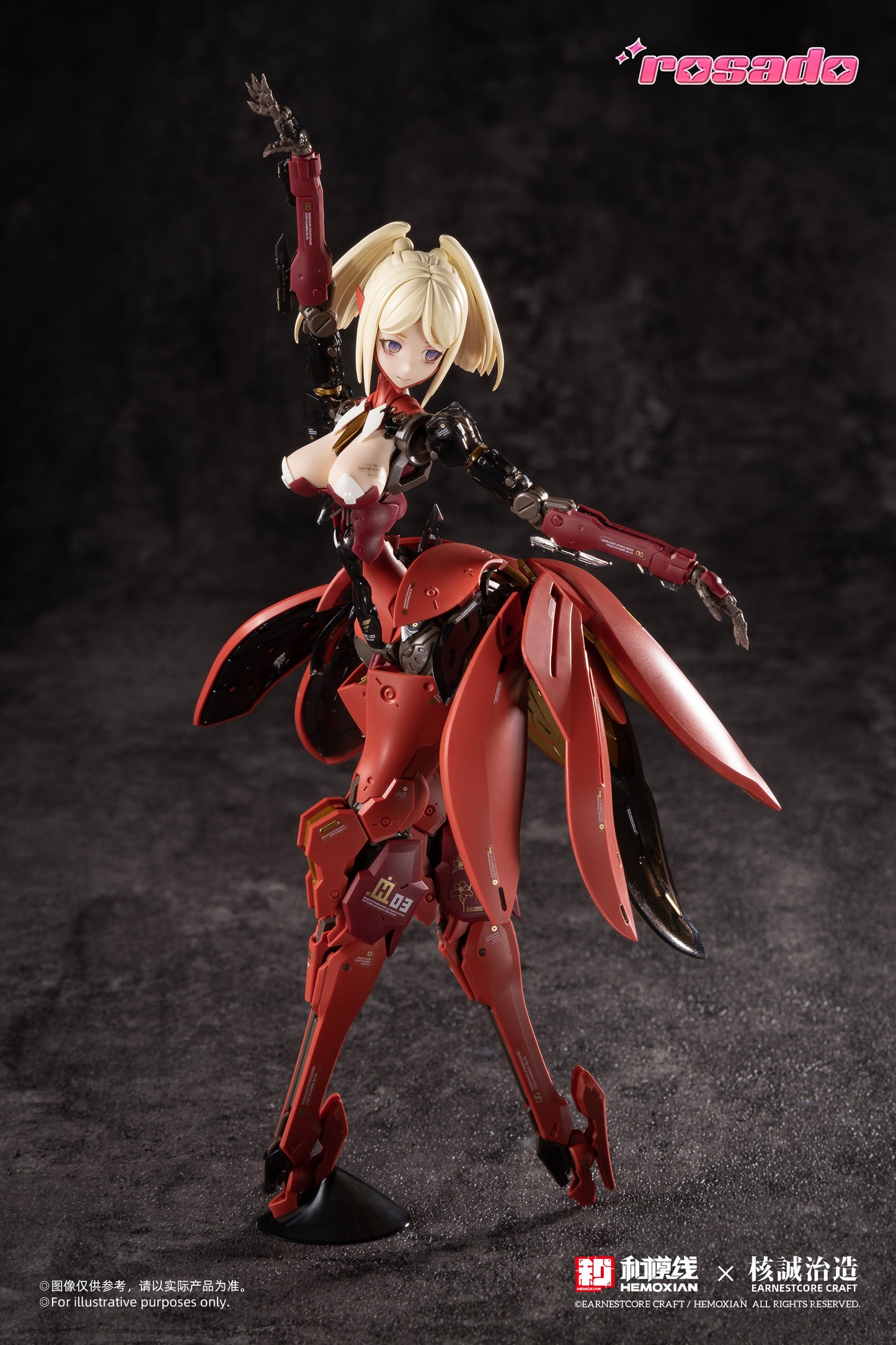 Hemoxian X Earnestcore Craft 1/10 Rosado Blood Lily Expo Limited Model Kit