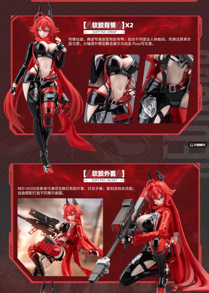 Nonzero Hemoxian Goddess of Victory NIKKE Red Hood Model Kit