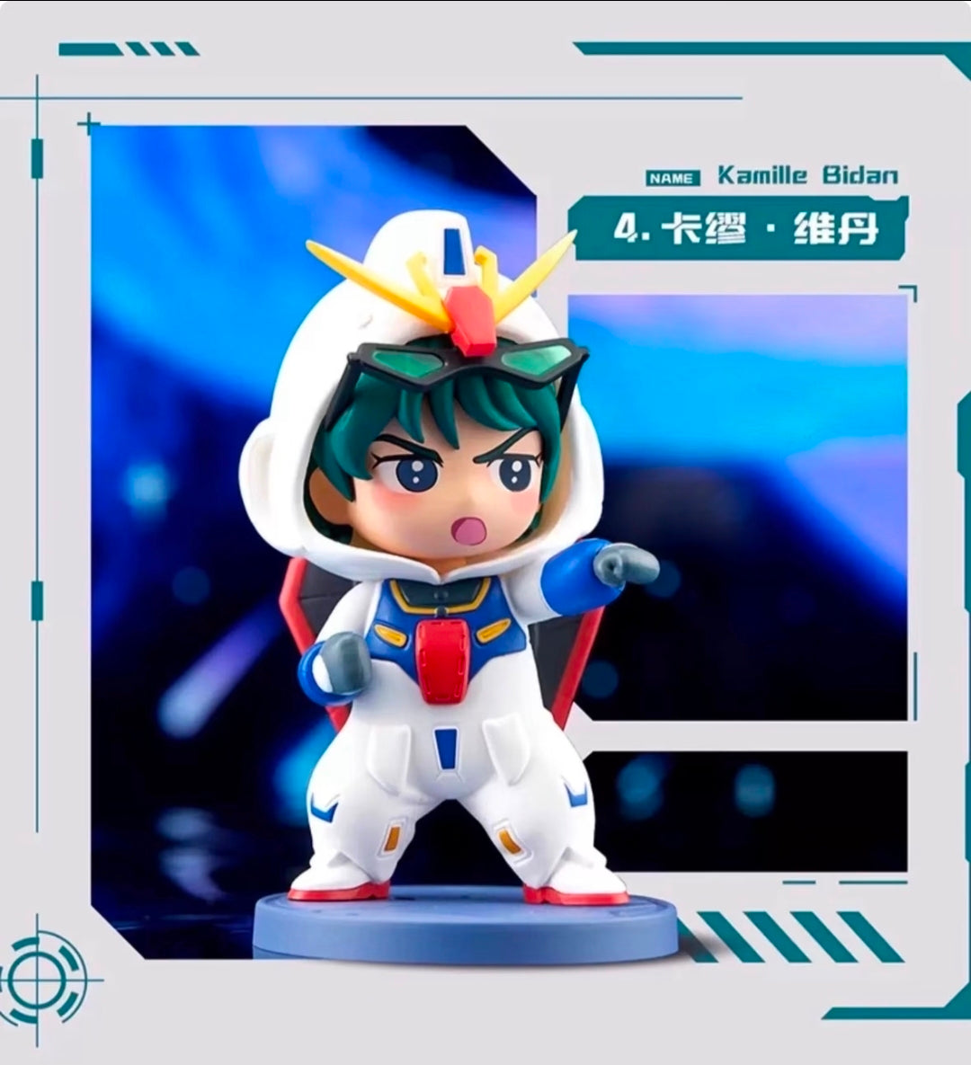 Bandai Gundam Universal Century Q Pajama Blind Box Set of 8