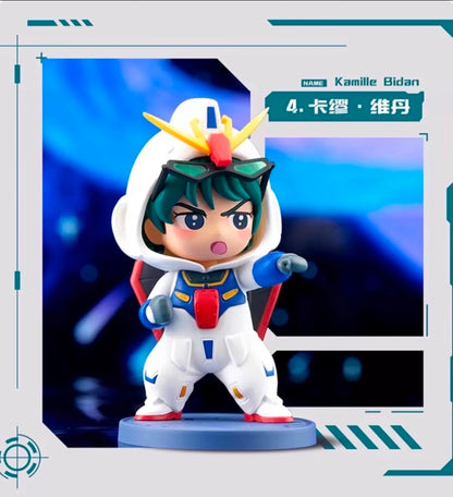 Bandai Gundam Universal Century Q Pajama Blind Box Set of 8