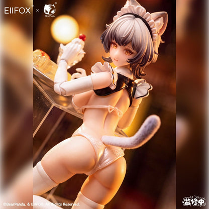BearPanda x ElIFOX 1/12 scale Little Pudding Cat Maid (Special Edition) Figure