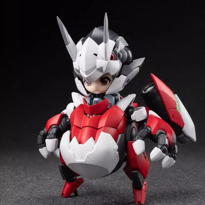 Hemoxian Heart Warrior Ellie & Ogre Metal Figure