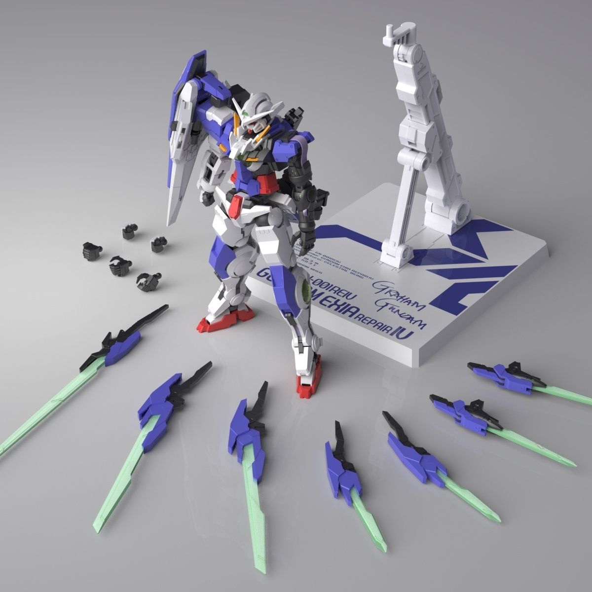 GBC Workshop MB Style 1/144 Exia R4 with First Batch Bonus