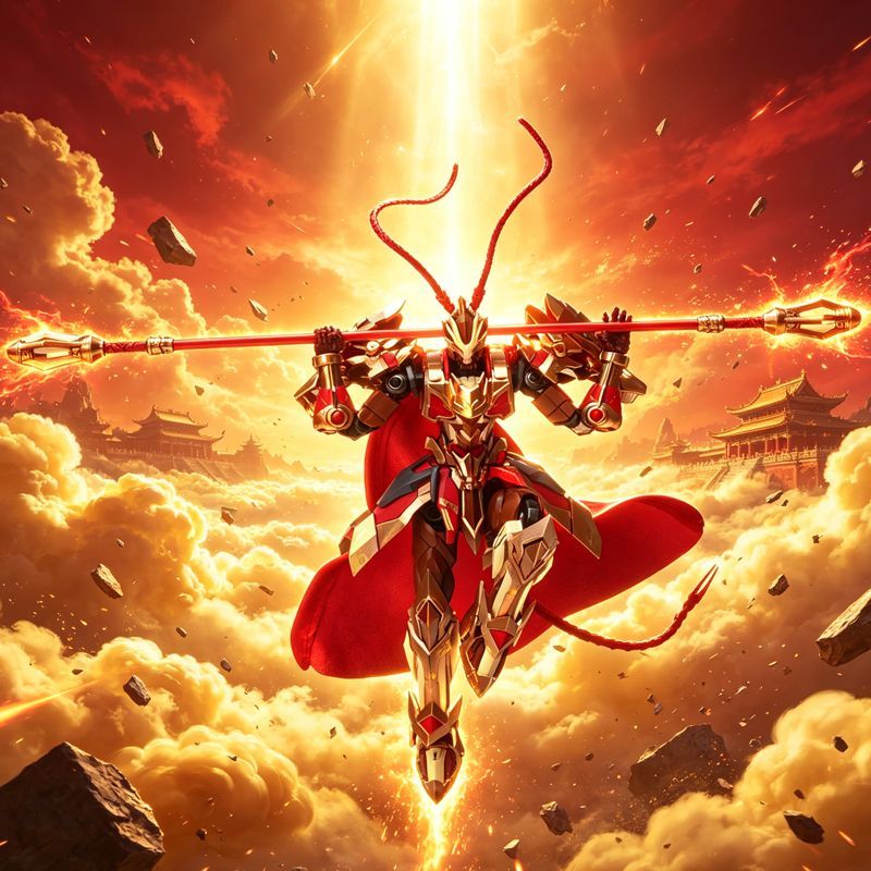 Entropy Play 1/144 Sun Wukong Metal Frame Model Kit