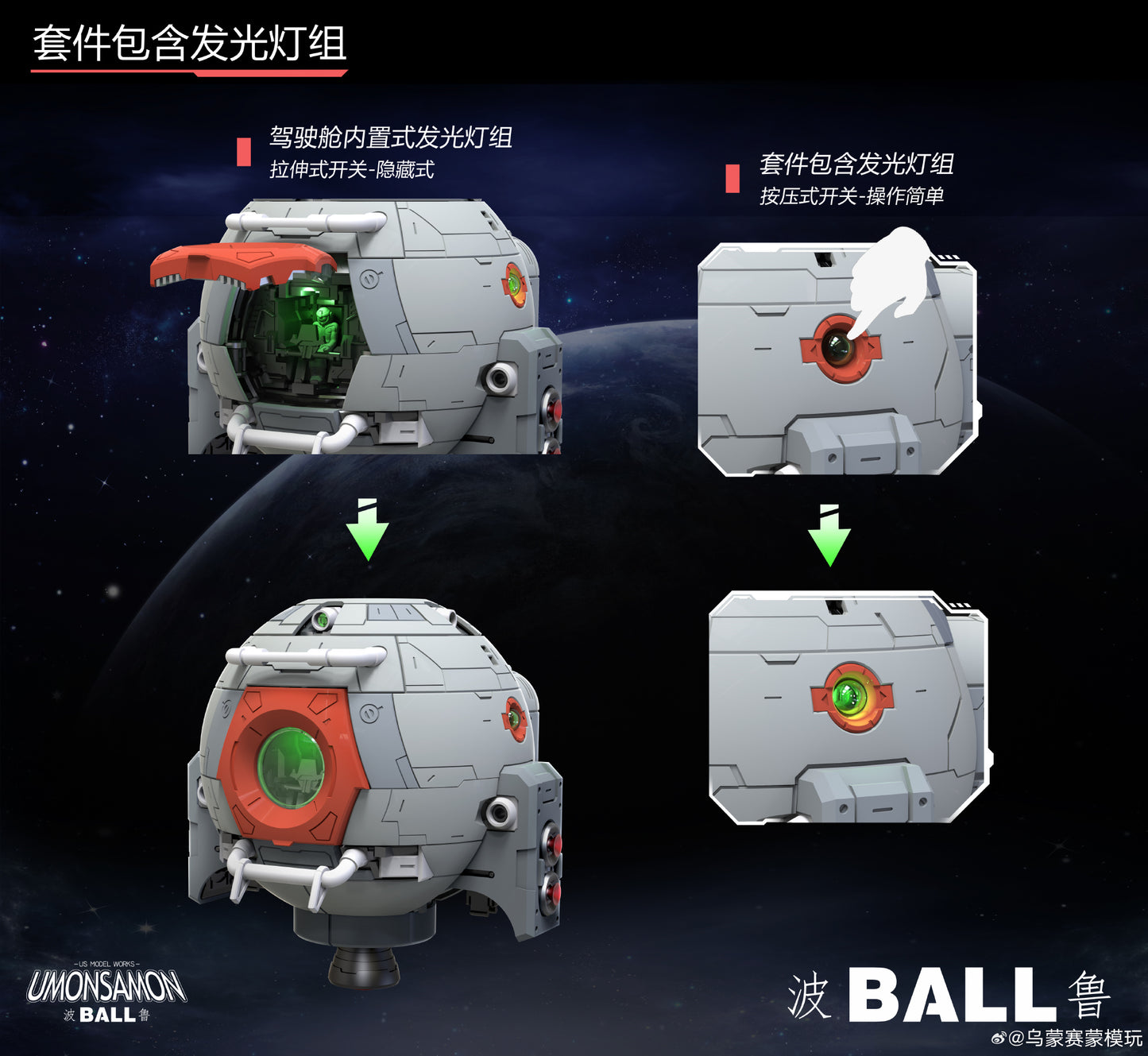 US Model 1/60 Ball Model Kit