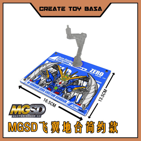 Create Toy Base MGSD Wing Zero Acrylic Base