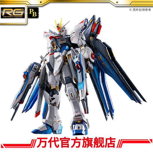 Premium Bandai RG 1/144 Strike Freedom Gundam Titanium Finish