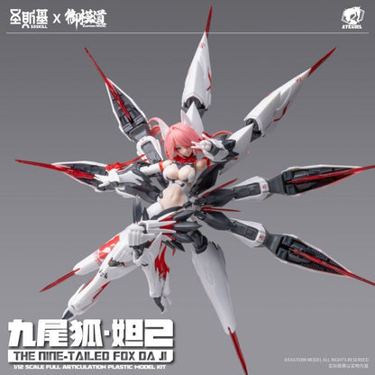 Soskill x E-Model 1/12 Nine Tailed Fox Daji Model Kit