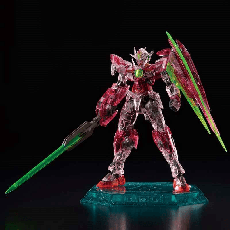 Gundam Base Limited RG 1/144 00 QAN[T] [TRANS-AM CLEAR]
