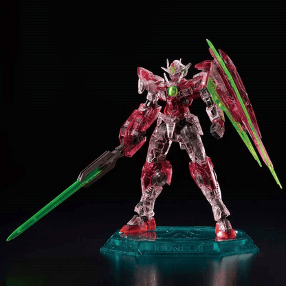 Gundam Base Limited RG 1/144 00 QAN[T] [TRANS-AM CLEAR]