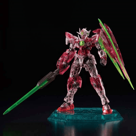 Gundam Base Limited RG 1/144 00 QAN[T] [TRANS-AM CLEAR]
