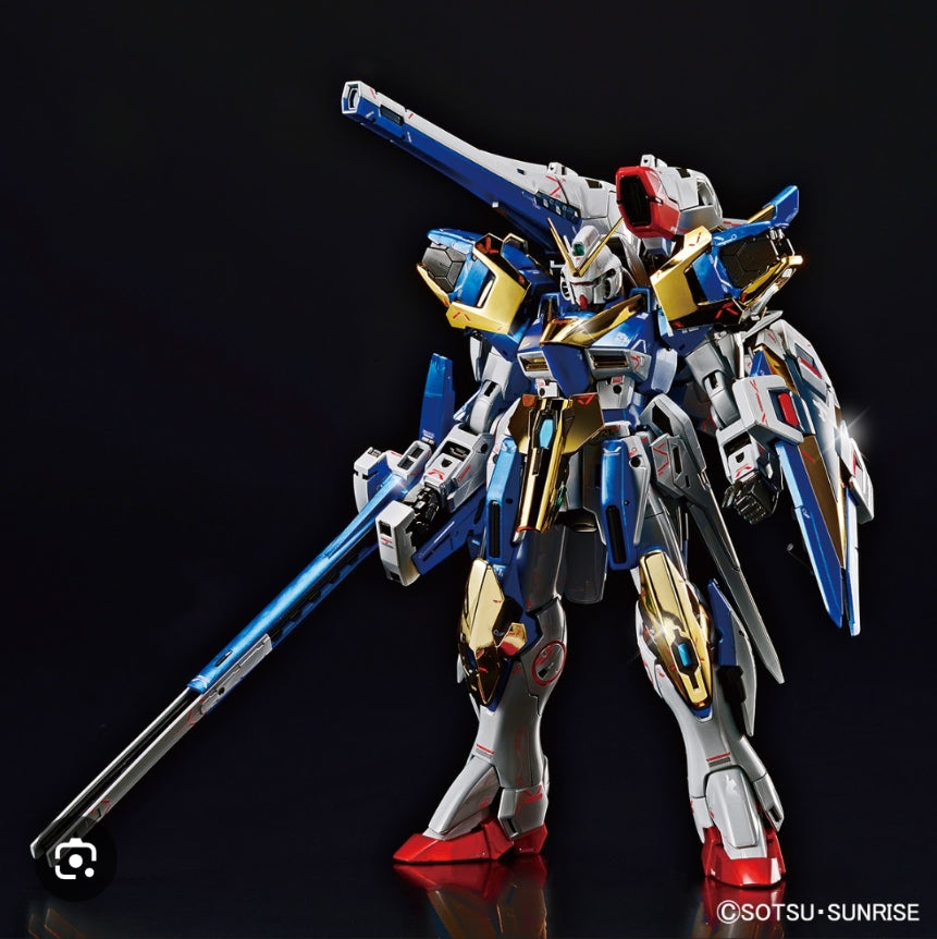 Bandai Gundam Base Limited MG 1/100 V2 Assault Buster Gundam Ver. Ka [TITANIUM FINISH]