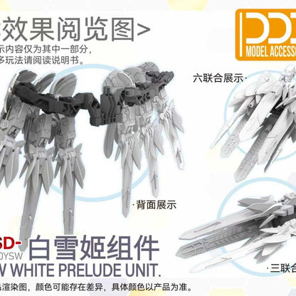 DDB MGSD Wing Zero Prelude Accessories Set