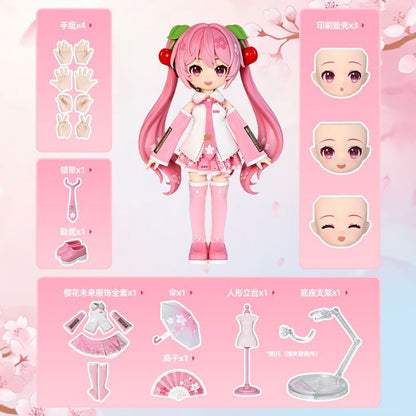 Blokees Sakura Miku Model Kit