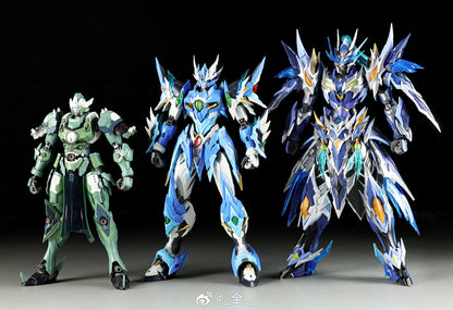 Motor Nuclear MNP-XH05 Zhao Yun & Magnolia White Dragon Horse Metal Frame Model Kit