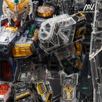NAN PG Unleashed Nu Clear Armor Parts Full Set with Color Clear Pieces