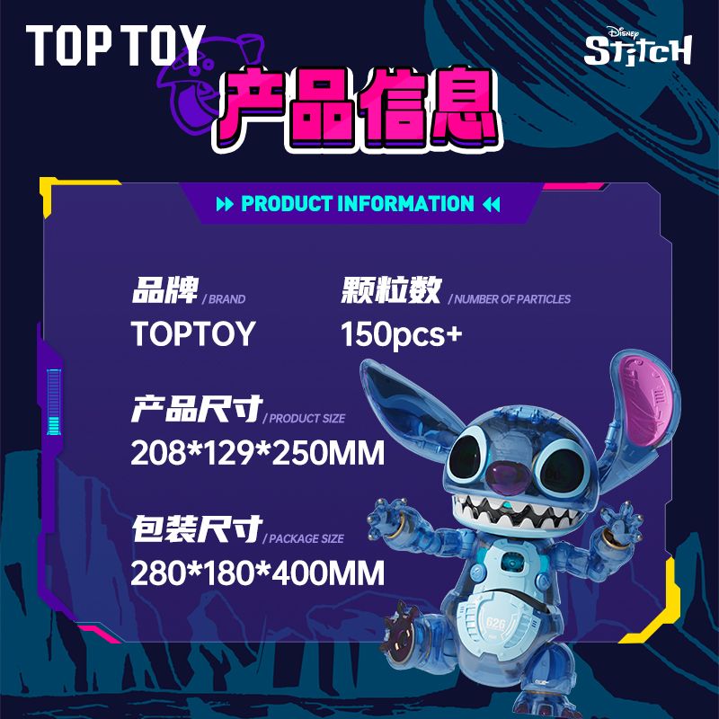 TOPTOY Disney Stitch Model Kit
