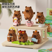 Happy Capybara Minibrick Set of 6