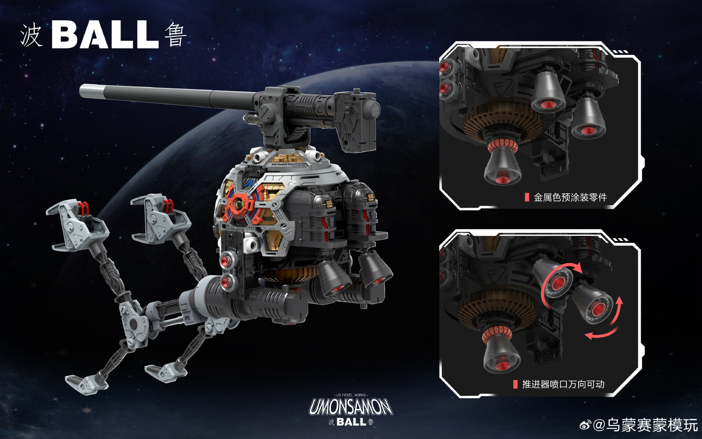 US Model 1/60 Ball Model Kit
