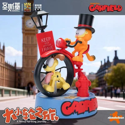 SOSKILL X ULTRA EGG GARFIELD A PENNY-FARTHING JOURNEY Model Kit with LED