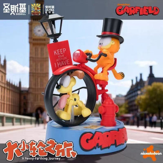 SOSKILL X ULTRA EGG GARFIELD A PENNY-FARTHING JOURNEY Model Kit with LED
