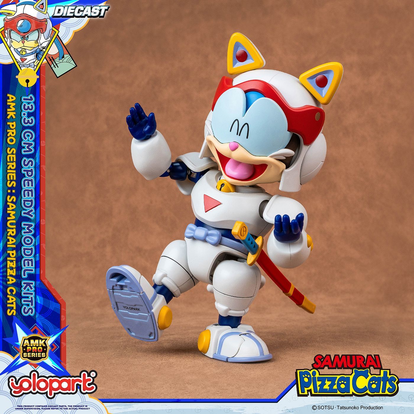 Yolopark AMKPRO Samurai Pizza Cats Model Kit Set of 2
